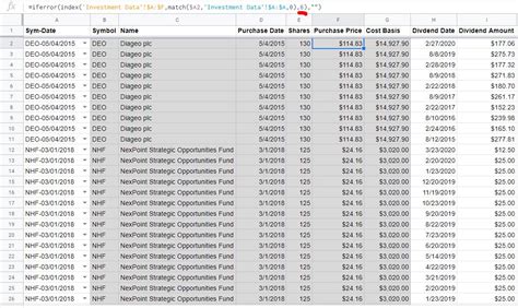 Create An Amazing Dividend Tracking Spreadsheet Excel