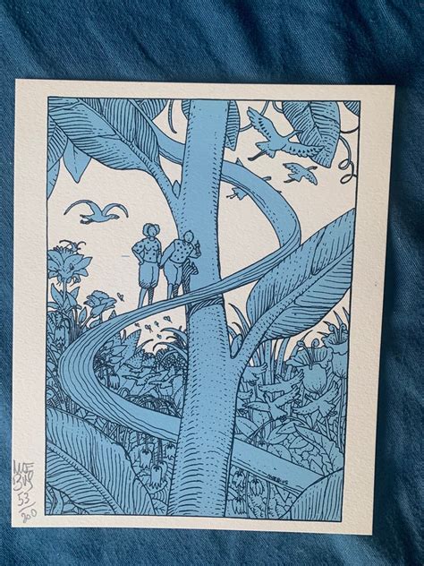 Moebius Giraud Jean Ex Libris Personnages Dans L Arbre Catawiki