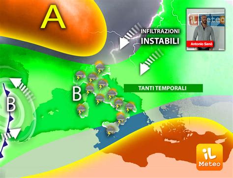 Meteo In Settimana Italia Nella Gabbia Di Nuovi E Forti Temporali