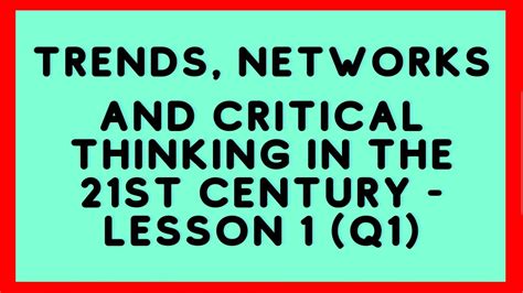 Tnct Trends Vs Fads Trends Networks And Critical Thinking In The