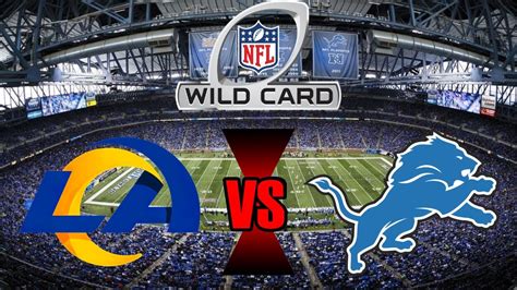 Los Angeles Rams Vs Detroit Lions 2023 24 NFC Wildcard Commentary YouTube