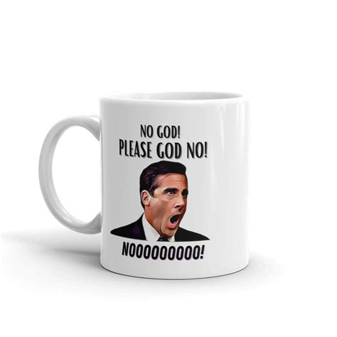 The Office Michael Scott No God Please God No Nooooo Fan Mug - Etsy