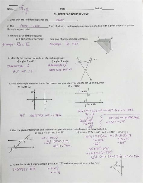 Geometry Chapter Test Answer Key Sharifagwion