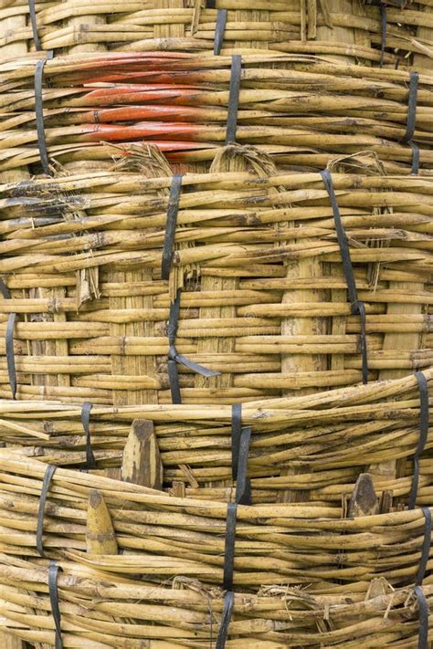 Bamboo Basket, Bamboo Weave Pattern Stock Photo - Image of macro ...