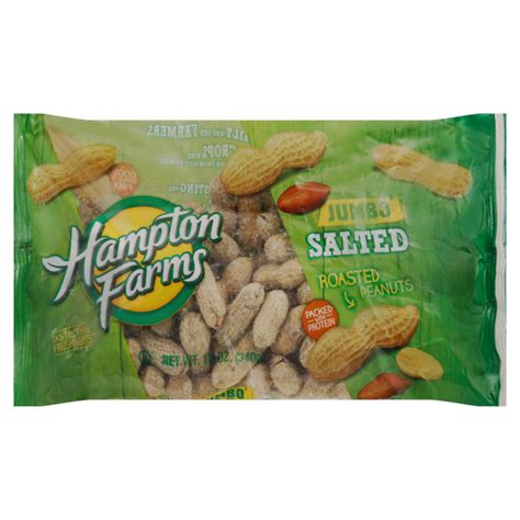 Save On Hampton Farms Roasted Peanuts Jumbo Salted Order Online