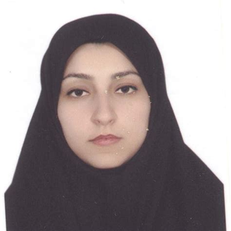 Fatemeh Ashouri Head Of Department Assistant Professor Research