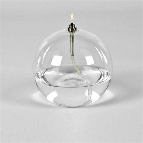 Lampe à huile en verre ronde diamètre 13cm Periglass La Suite le