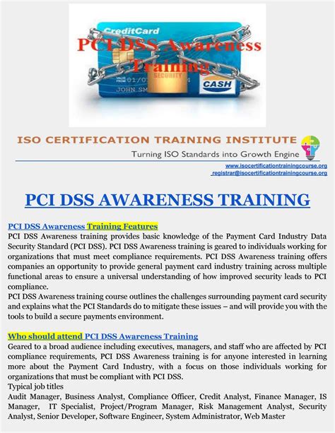 Pci Dss Pci Dss Training Pci Dss Awareness Training By Iso Training