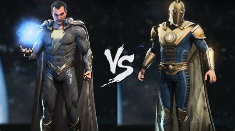 Injustice 2 Black Adam Vs Doctor Fate Youtube