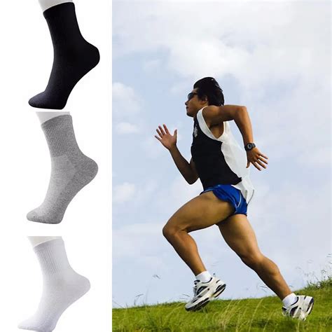 Pairs Men Sock Soft Cotton Comfortable Practical Sport Sock Running