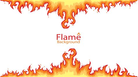 Flame Combustion Fire Euclidean vector - Burning flame borders png ...