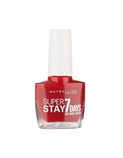 Esmalte De Uñas Maybelline Superstay 7 Days Passionate Red X 10ml En