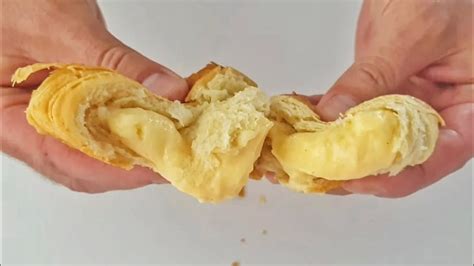 Croissant Filled With Vanilla Cream Youtube