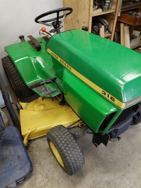 John Deere 316 Garden Tractor Lawnmowers And Leaf Blowers Barrie Kijiji