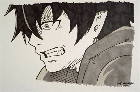 Rin Okumura crying by S-Phoenix on DeviantArt