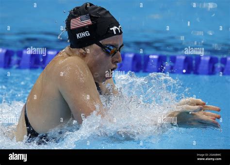 Tokyo Japan 29th July 2021 USA S Lilly King Swims To A Silver Medal