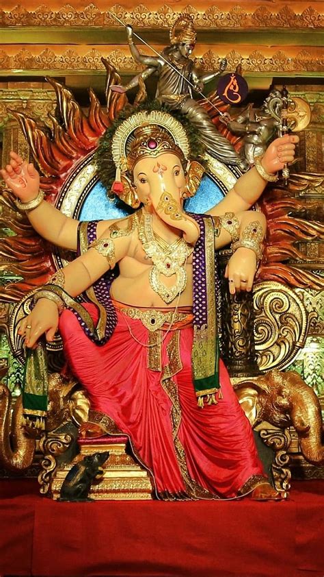 Ganpati Bappa Morya Chinchpokli Cha Chinatamani Hd Phone Wallpaper Peakpx