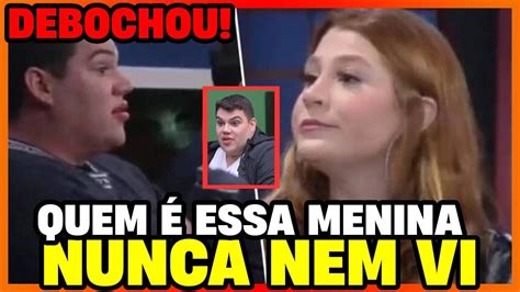 A Grande Conquista Erick Ricarte Em Discuss O Debocha De Giulia Garcia