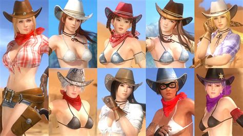 Dead Or Alive 5 Last Round Rodeo Time Costume Set Deku Deals