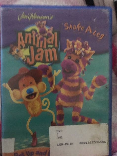 Jim Hensons Animal Jam Shakea Leg Dvd 2005 Ex Library Tested