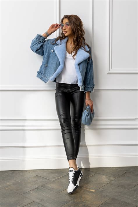 Джинсовка с мехом норки — Parka Store