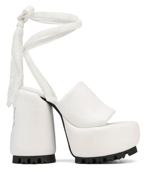 Naked Wolfe Wonder White Leather Lyst