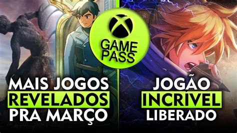 JOGÃO LIBERADO REVELAÇÕES DE MARÇO e MAIS no XBOX GAME PASS SURREAL