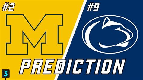 Michigan Vs Penn State 2023 Preview And Prediction Youtube