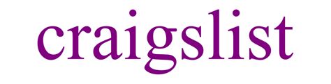 Craigslist Logo PNG Transparent – Brands Logos