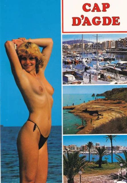 Postcard X Cm Women Naked Woman Breast Sexy Italy Italia