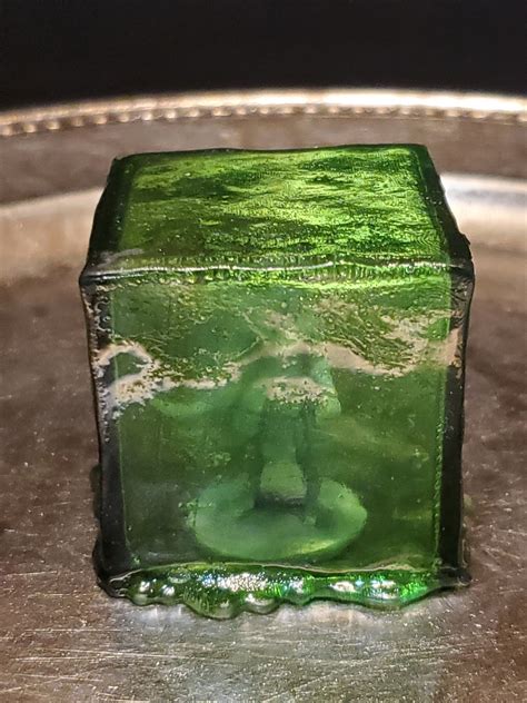 Gelatinous Cube Dandd Miniature Translucent Green Red Or Etsy