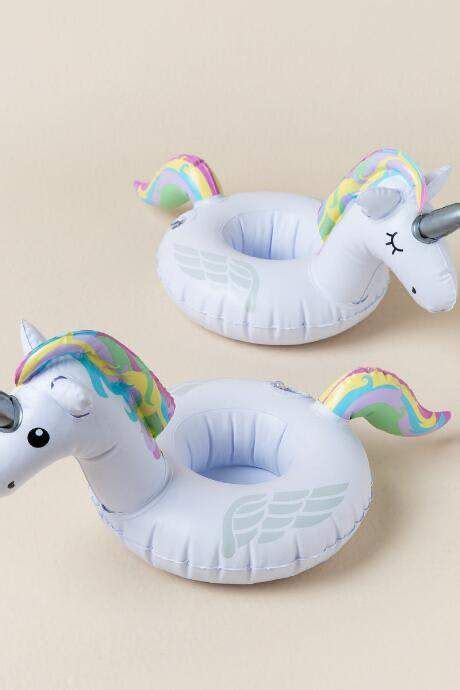 Unicorn Drink Floats Unicorn Party Floating Travel Pillow