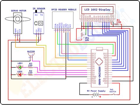 Electronic Door Lock Schematic Diagram