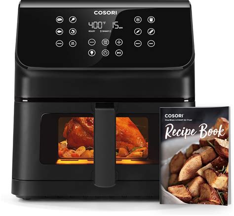 Cosori Clear Blaze Air Fryer 65 Quart Large Compact Air Fryer With