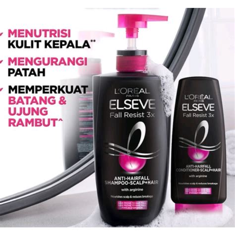 Jual Loreal Paris Fall Resist X Shampo Hitam Ml Shopee Indonesia