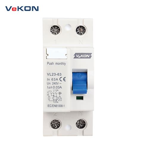 Vl23 63 Automatic Self Reclosing 2p 16A RCD 30mA AC Type RCCB Residual