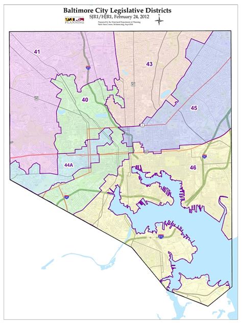 Baltimore City Council District Map: Know Your City Better - Map Of The Usa