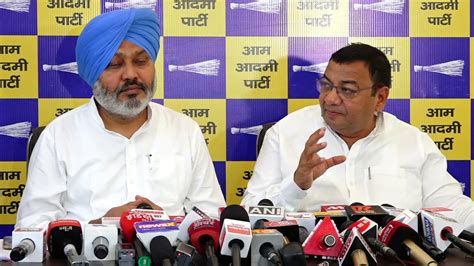 FM Of Punjab Harpal Singh Cheema And Sushil Gupta Is Addressing An