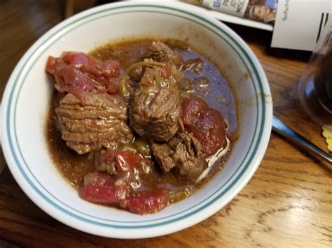 Beef Green Chili And Tomato Stew Recipe Allrecipes