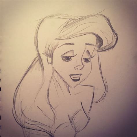 Ariel, the little mermaid drawing | Little mermaid drawings, Sketches ...