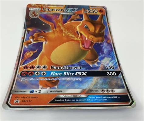 Mavin Pokemon Jumbo Oversized Charizard Gx Sm Rare Promo Card