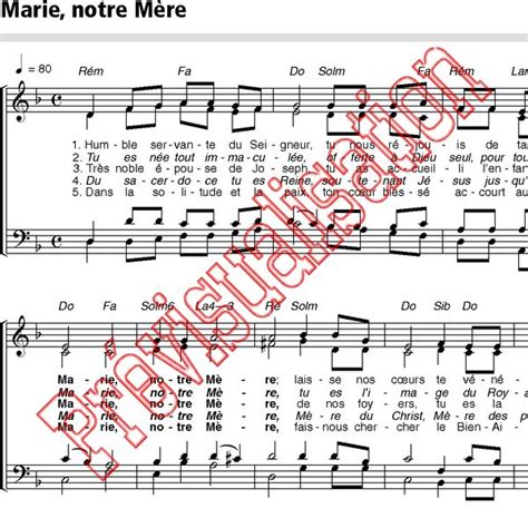 Marie notre Mère Humble servante du Seigneur Emmanuel Music Réf