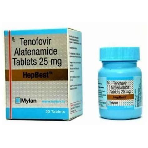 HIPBEST HepBest Tenofovir Alafenamide TAF 25mg Per Bottle 30 Tablets