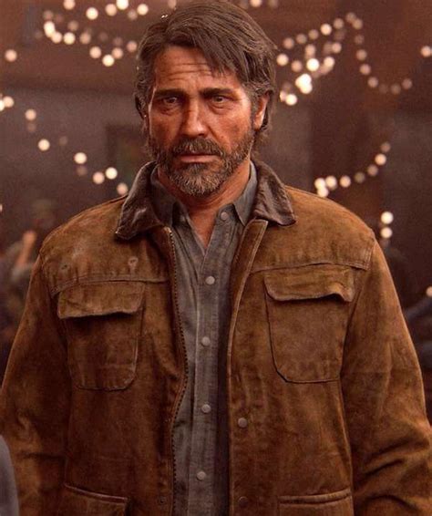 Joel Miller Suede Leather The Last Of Us 2 Jacket Usa Leather Factory