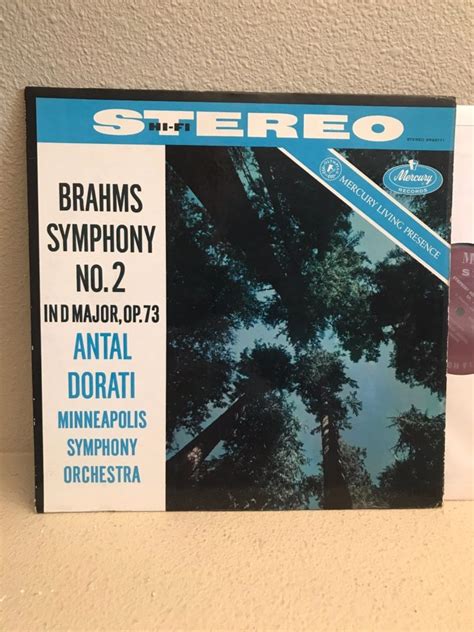 Brahms Dorati Mso Symphony No In D Major Op Lp Ex