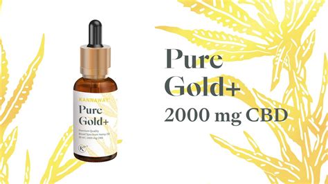 Announcing Kannaway Pure Gold 2000 Mg Cbd Kannaway Europe Youtube