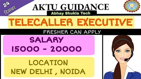 Aktu Telecalling Executive Job Work From Home Job Jobs In Delhi