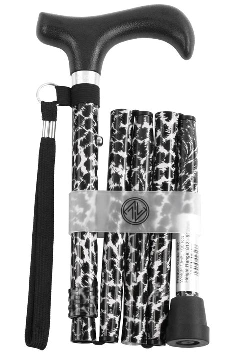 Handbag Sized Folding Walking Stick Animal Print Stick And Cane Shop