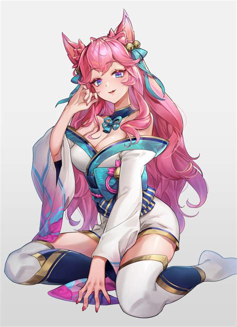 Chibi Vanille On Twitter Spirit Blossom Ahri 女の子 Leagueoflegends