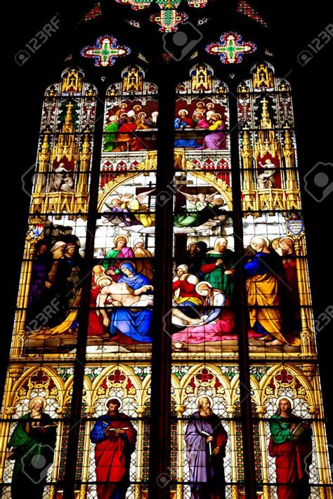 Stained-glass window in Germany's Cologne Cathedral | Stained glass ...